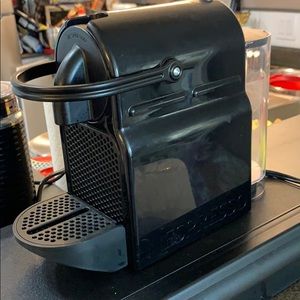 Nespresso Machine, with steamer and storage